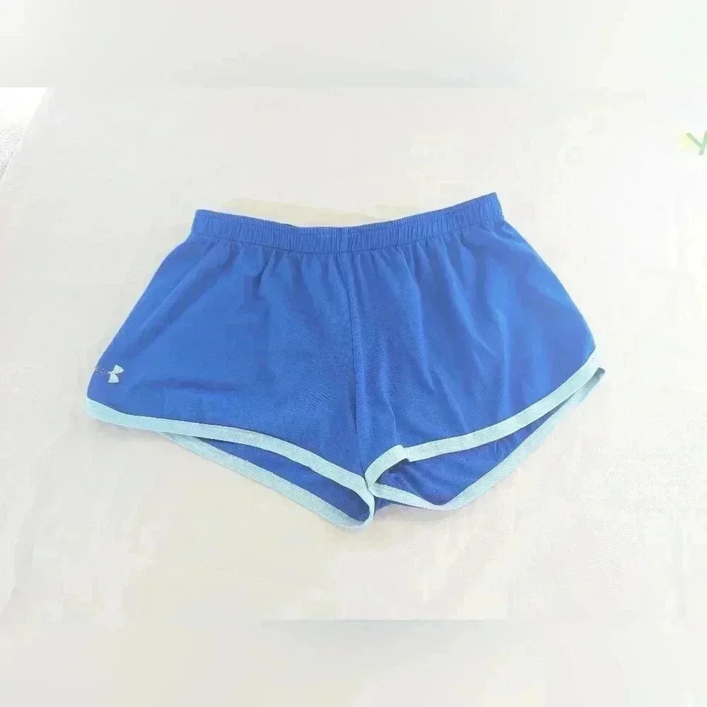 Under Armour Women's Size Small Blue Loose Fit Athletic Shorts